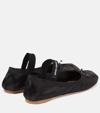 Miu Miu Satin ballet flats | Thumbnail 4
