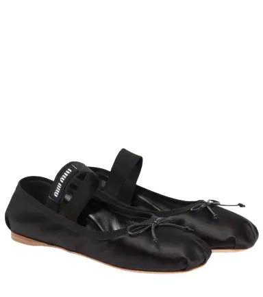 Miu Miu Satin ballet flats | Thumbnail 1