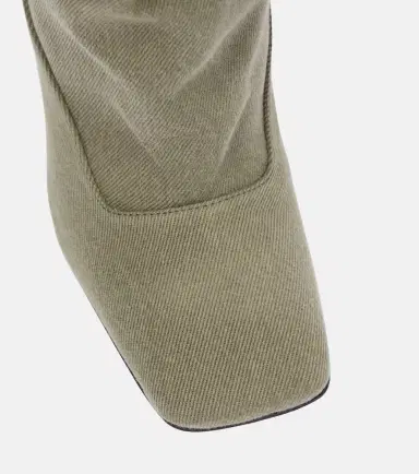 The Attico Sienna canvas knee-high boots | Thumbnail 4
