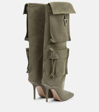 The Attico Sienna canvas knee-high boots | Thumbnail 5