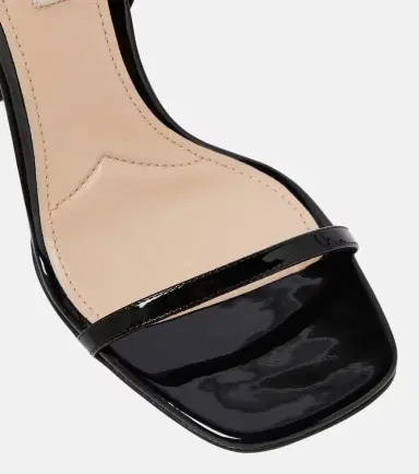 Miu Miu Glitter and patent leather sandals | Thumbnail 4