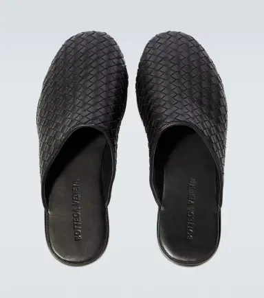 Bottega Veneta Intrecciato leather slippers | Thumbnail 2
