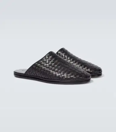Bottega Veneta Intrecciato leather slippers | Thumbnail 4