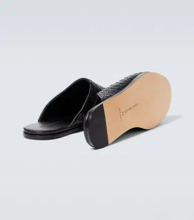 Bottega Veneta Intrecciato leather slippers | Thumbnail 5