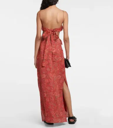 SIR Allegra floral ramie maxi dress | Thumbnail 4