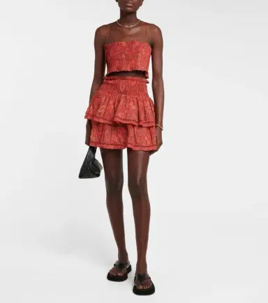 SIR Allegra floral ramie miniskirt | Thumbnail 2