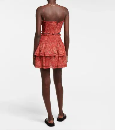 SIR Allegra floral ramie miniskirt | Thumbnail 3