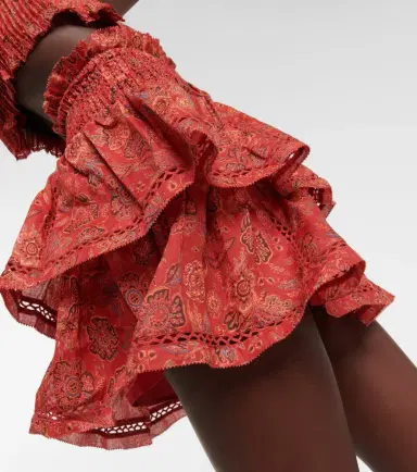 SIR Allegra floral ramie miniskirt | Thumbnail 4