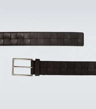 Bottega Veneta Maxi Intreccio leather belt | Thumbnail 2