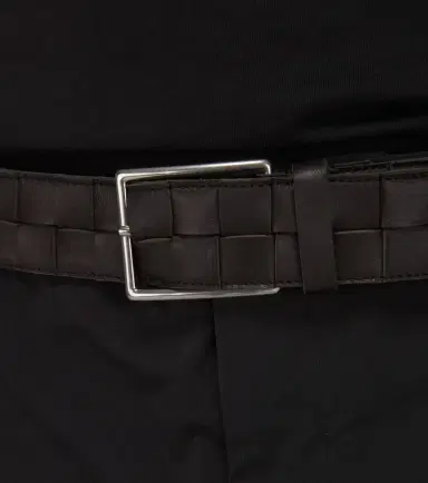 Bottega Veneta Maxi Intreccio leather belt | Thumbnail 4