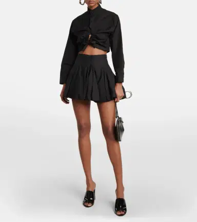 Alaïa Alaïa Cropped cotton shirt | Thumbnail 3