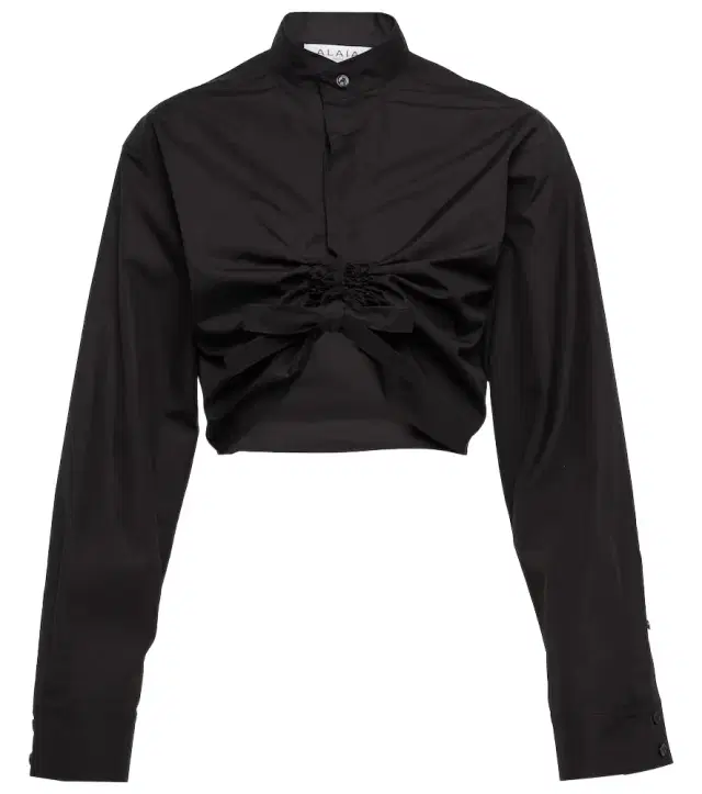 Alaïa Cropped cotton shirt