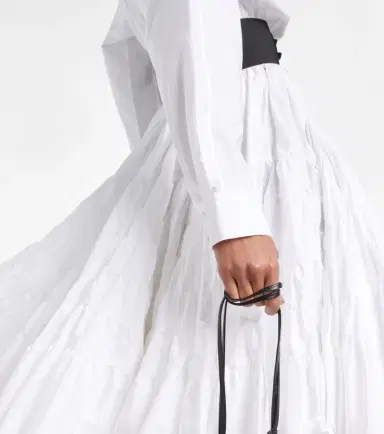 Alaïa Alaïa Belted cotton poplin shirt | Thumbnail 4 Alaïa Alaïa Belted cotton poplin shirt | Thumbnail 4