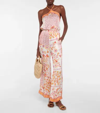 Poupette St Barth Isabelle printed halterneck jumpsuit | Thumbnail 2