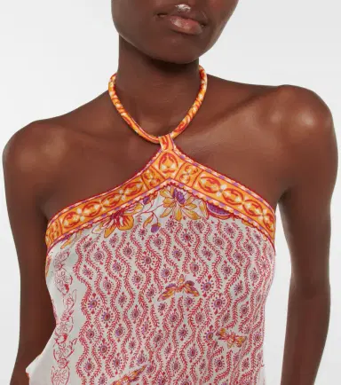 Poupette St Barth Isabelle printed halterneck jumpsuit | Thumbnail 5