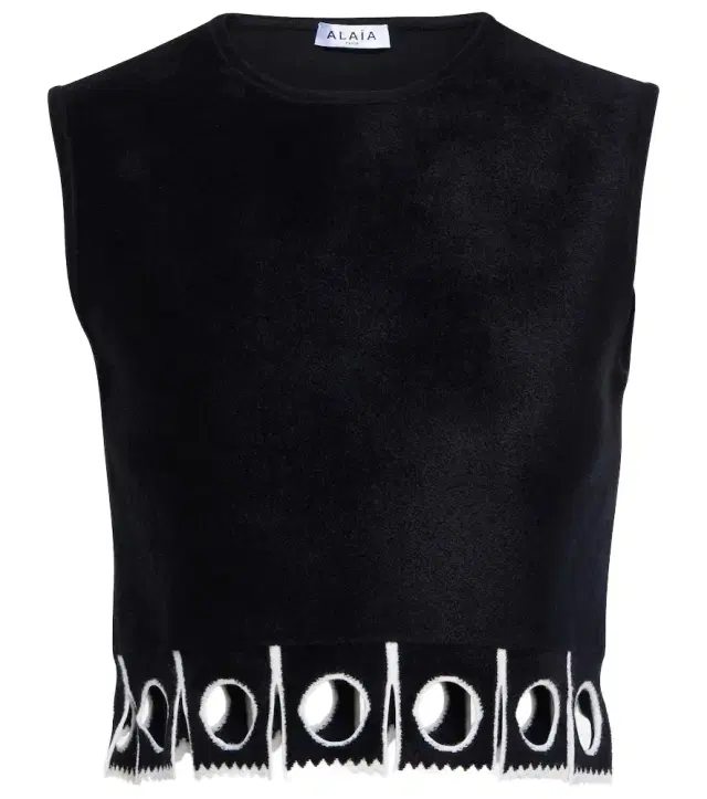 Alaia Alaïa Sleeveless cropped top