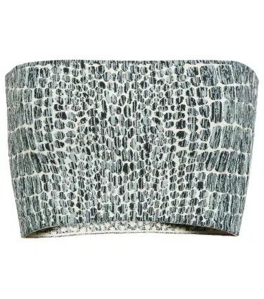 Alaïa Alaïa Croc-effect bandeau top | Thumbnail 1