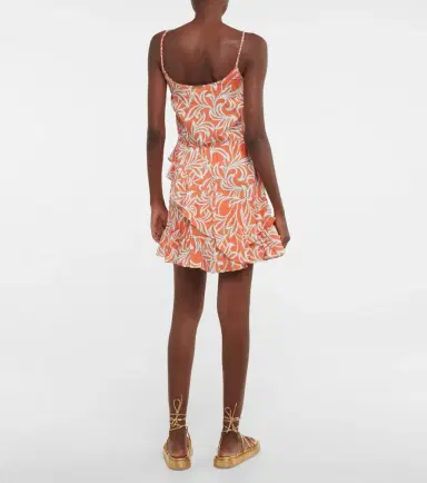 Heidi Klein Printed ruffled minidress | Thumbnail 2