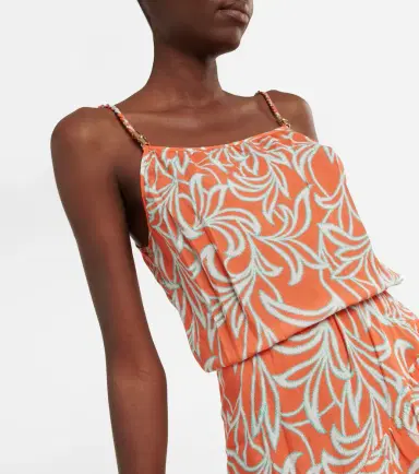 Heidi Klein Printed ruffled minidress | Thumbnail 3