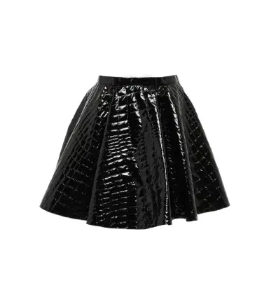 Alaïa Alaïa Pleated croc-effect miniskirt | Thumbnail 1 Alaïa Alaïa Pleated croc-effect miniskirt | Thumbnail 1