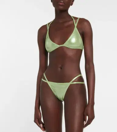 The Attico Halterneck bikini top | Thumbnail 5