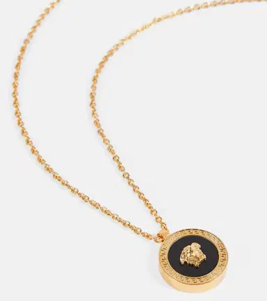 Versace Medusa enamel pendant necklace | Thumbnail 2