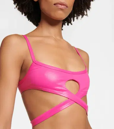 The Attico Square wrap bikini | Thumbnail 4