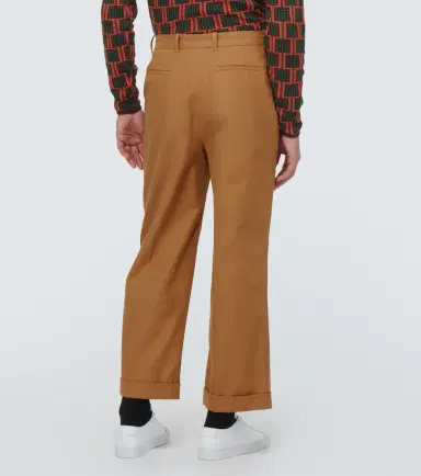Wales Bonner Dusk pleated cotton and cashmere pants | Thumbnail 2