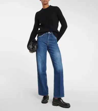 Frame Le High 'N' Tight wide-leg jeans | Thumbnail 4