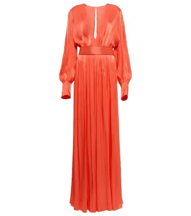 Costarellos Racine Lurex georgette jumpsuit | Thumbnail 1