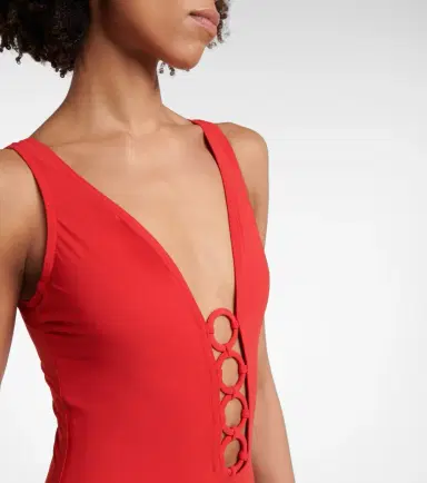 Karla Colletto Morgan V-neck swimsuit | Thumbnail 2