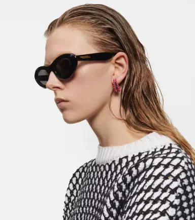 Bottega Veneta Bombe oval sunglasses | Thumbnail 5 Bottega Veneta Bombe oval sunglasses | Thumbnail 5