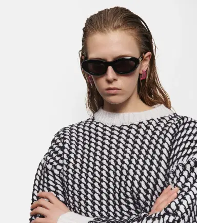 Bottega Veneta Bombe oval sunglasses | Thumbnail 6 Bottega Veneta Bombe oval sunglasses | Thumbnail 6