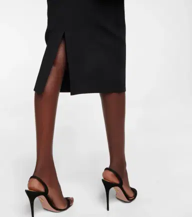 Victoria Beckham VB Body high-rise knit midi skirt | Thumbnail 5