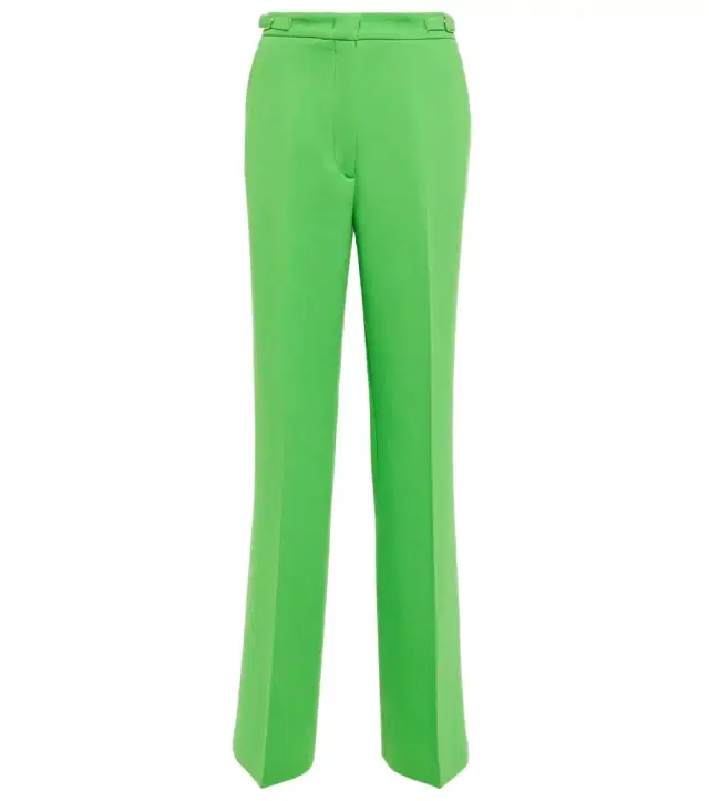 Gabriela Hearst Vesta high-rise wide-leg virgin wool pants