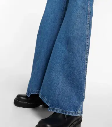 Gabriela Hearst Foster patchwork flared jeans | Thumbnail 4