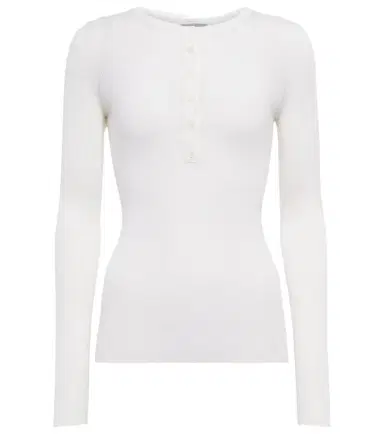 Gabriela Hearst Julian cashmere and silk top | Thumbnail 1 Gabriela Hearst Julian cashmere and silk top | Thumbnail 1