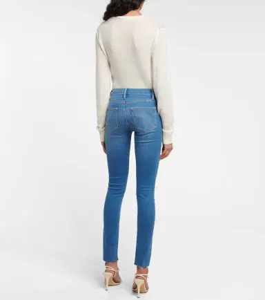 Frame Le High Skinny Raw After jeans | Thumbnail 5
