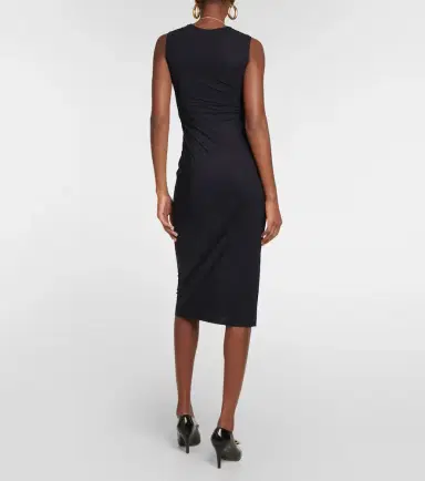 Jil Sander Fitted jersey midi dress | Thumbnail 2