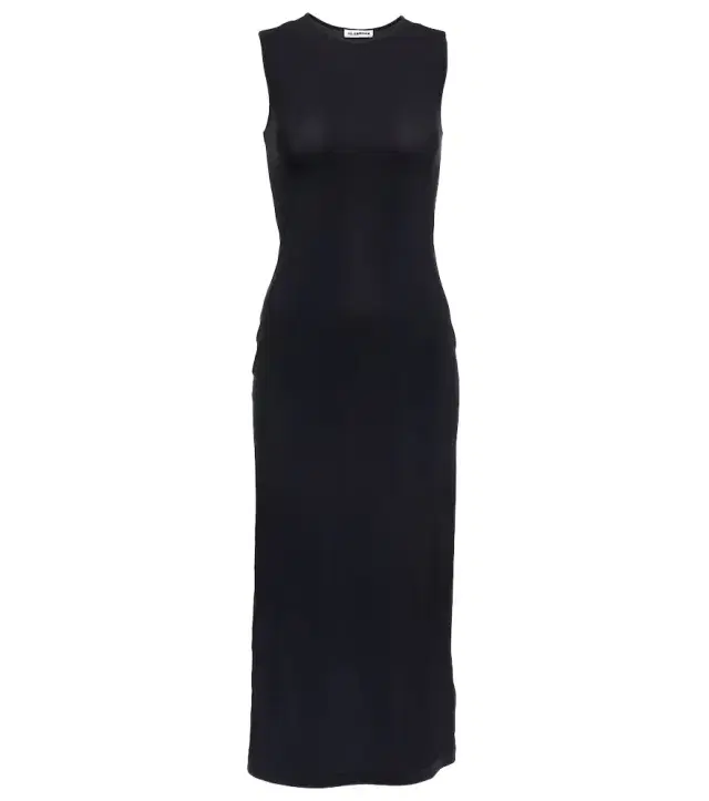 Jil Sander Fitted jersey midi dress