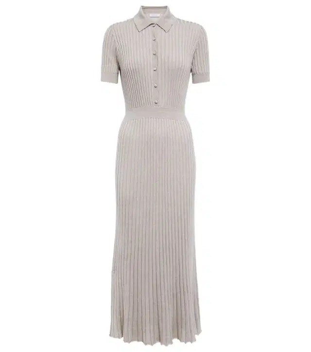 Gabriela Hearst Amor silk and cashmere midi dress