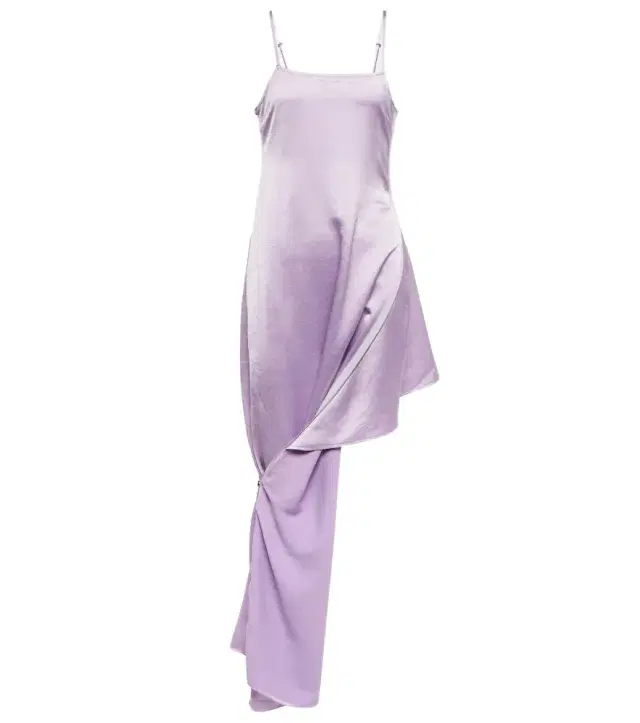 JW Anderson Satin zip slip dress