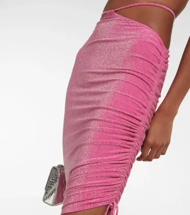 Bananhot Ariel ruched midi skirt | Thumbnail 4