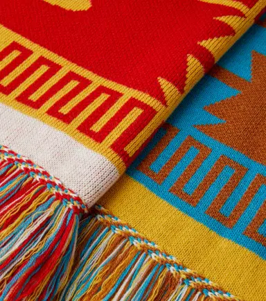 Alanui Icon jacquard wool throw | Thumbnail 3 Alanui Icon jacquard wool throw | Thumbnail 3