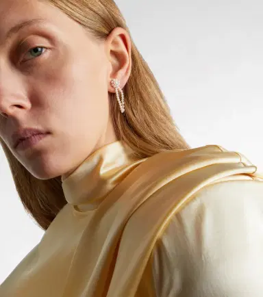 Sophie Bille Brahe Promenade de Fleur 14kt gold earrings with freshwater pearls | Thumbnail 3