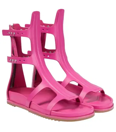 Rick Owens Rubber gladiator sandals | Thumbnail 1 Rick Owens Rubber gladiator sandals | Thumbnail 1