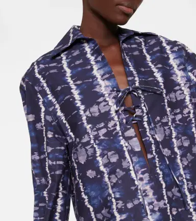 Altuzarra Nia printed cotton-blend shirt dress | Thumbnail 2