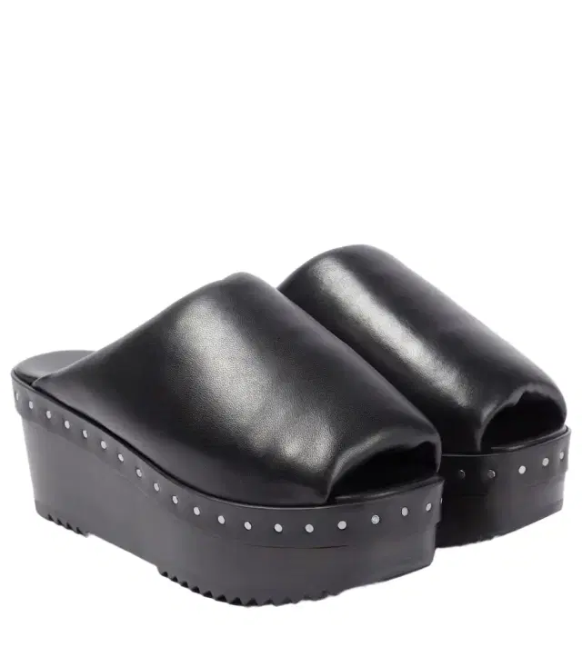 Rick Owens Padded leather platform sandals