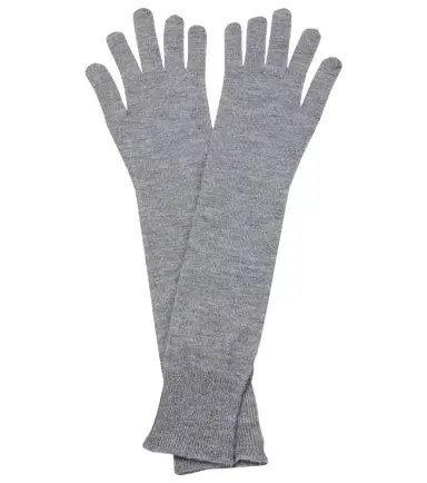 Alaïa Alaïa Cashmere and silk gloves | Thumbnail 1