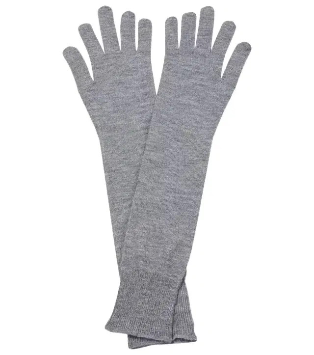 Alaïa Cashmere and silk gloves